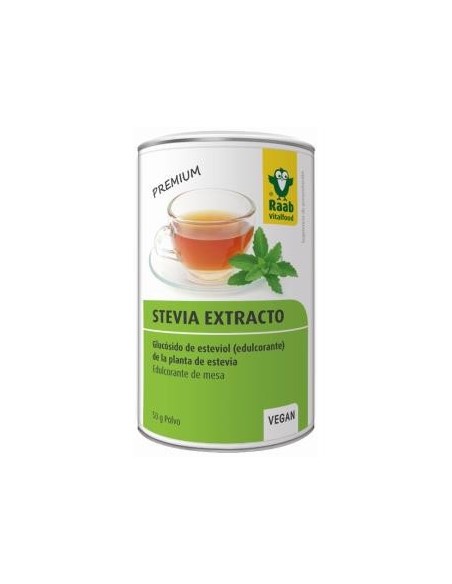 Estevia granulada extracto premium, 50gr de Raab Vitalfood