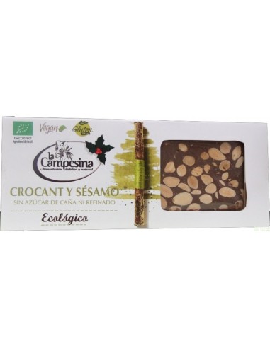 Turron Eco S/A Vegano Blando 190 Gr de Campesina