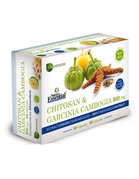 Chitosan & Hca-Garcinia 800 Mg Ext Seco 60 % Hca 6 de Nature Essential