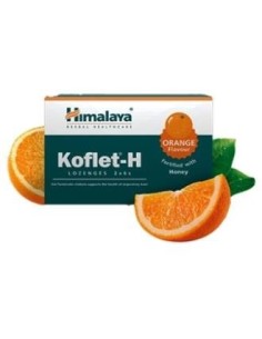 Pastillas Koflet Garganta Naranja 12 Comprimidos de Himalaya
