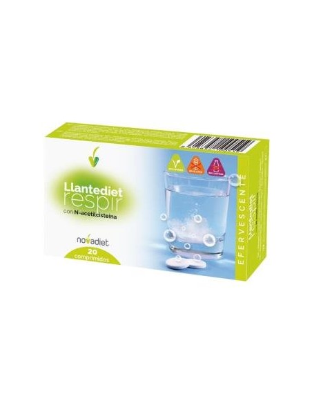 Llantediet Respir 20 Comprimidos de Novadiet