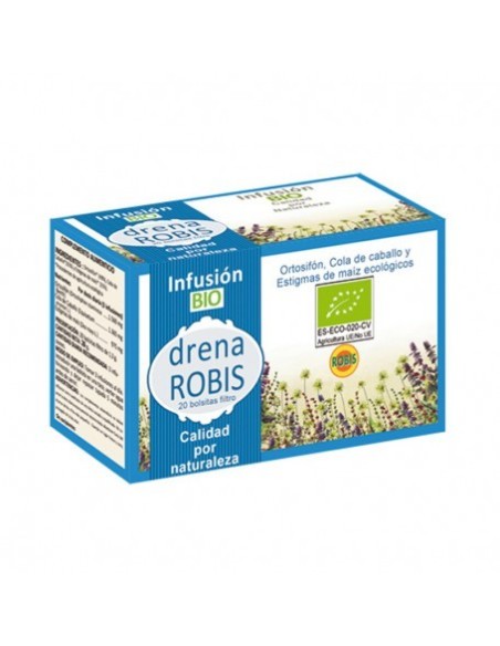 Drena Robis 20 Bolsitas Filtros – Infusión Natural Efectiva