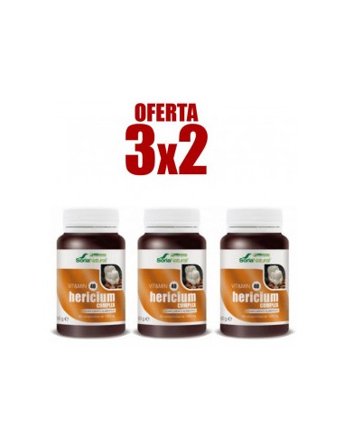 Pack 3X2 Hericium Complex 60 Comprimidos Mgdose Oferta