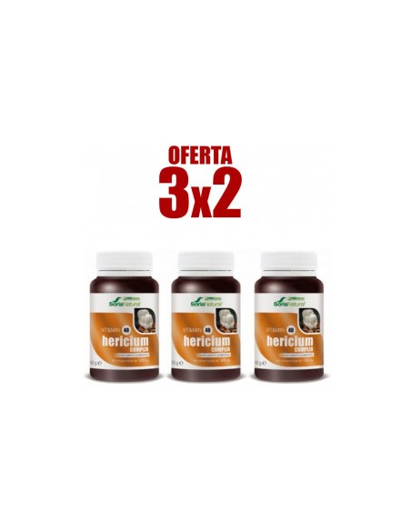 Pack 3X2 Hericium Complex 60 Comprimidos Mgdose Oferta