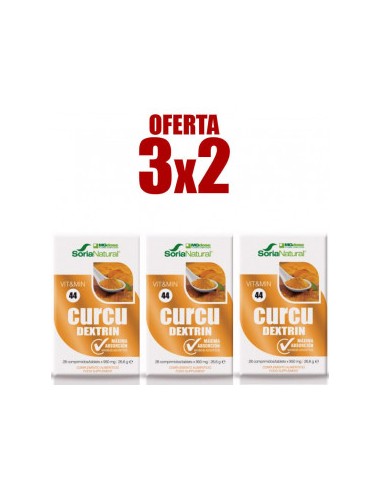 Pack 3X2 Curcu Dextrin de Suplementos Mgdose