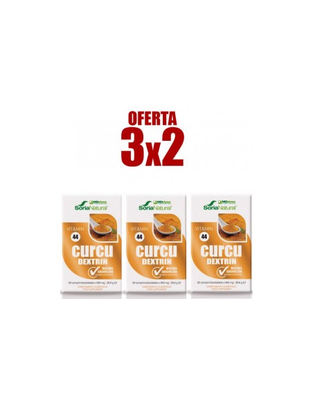 Pack 3X2 Curcu Dextrin de Suplementos Mgdose