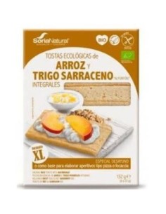 Tostas Arroz Y Trigo Sarraceno Integral 132G Bio de Soria Na