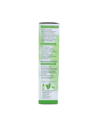 Crema Colorante cabello Castaño 80 ml de Corpore Sano