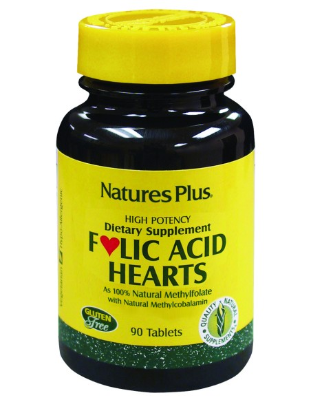 Folic Acid Hearts 90 Comp de Natures Plus