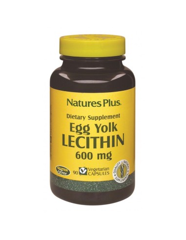 Lecitina De Huevo 600 Mg 90 Cap de Natures Plus