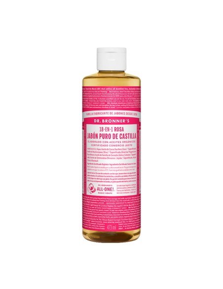 Jabon Liquido Rosas 475 Ml de Dr Bronners