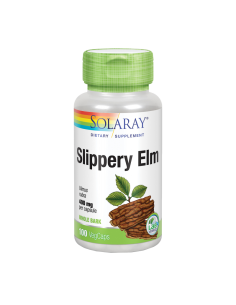 Slippery Elm Bark 400 Mg 100 Vcaps Olmo de Solaray