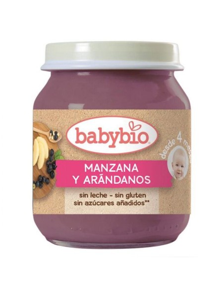 Babybio Manzana Arandanos  130 g de Baby Bio