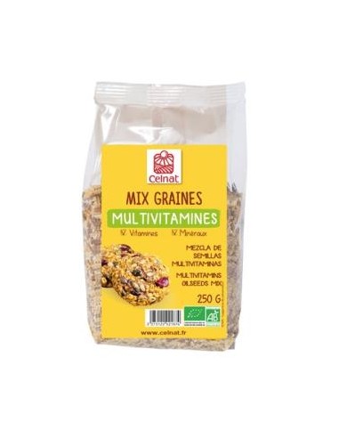 Mix Pan 5 Vitaminas+5 Minerales Semillas 250Gr Bio de Celnat