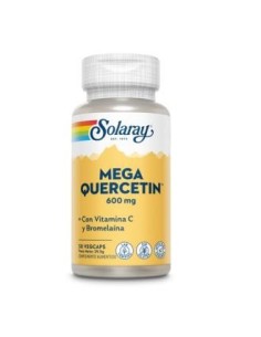 Small Mega Quercitin 600 mg Solaray - 30 cápsulas veganas