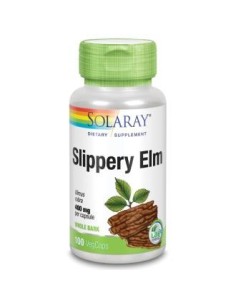 Slippery Elm Bark 400 Mg 100 Vcaps Olmo de Solaray 2