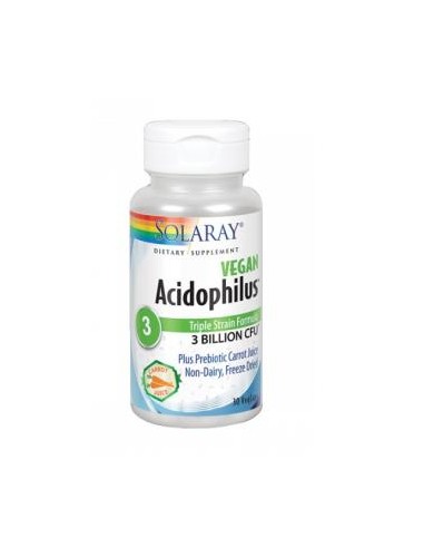 Acidophilus Vegan- 30 Vegcaps de Solaray