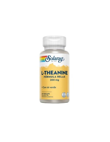 L-Theanine 200 Mg- 45 Vegcaps de Solaray