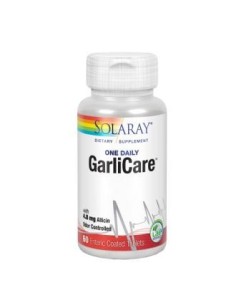 Garlicare 12.000 Mcg - 60 Comprimidos Solaray, Salud Natural