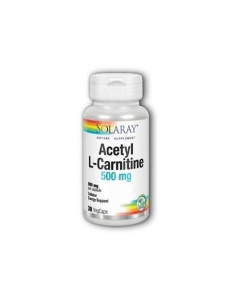 L-Acetyl L-Carnitine 500 Mg - 30 Vegcaps de Solaray