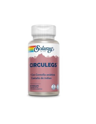 Circulegs™ Solaray 60 Vegcaps – Support Circulation & Veins