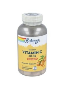 Solaray Vitamin C 485 mg - 100 Orange Chewable Tablets