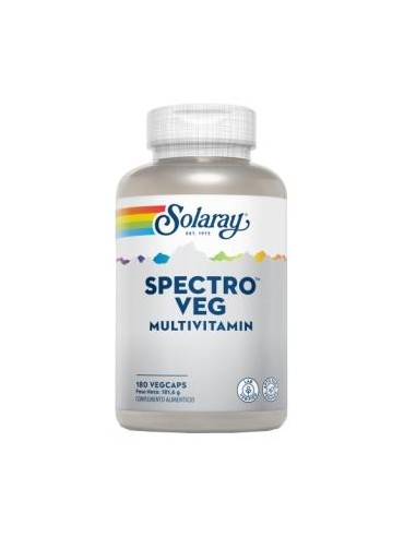 Vegetarian Spectro Solaray - 180 Vegcaps para tu bienestar