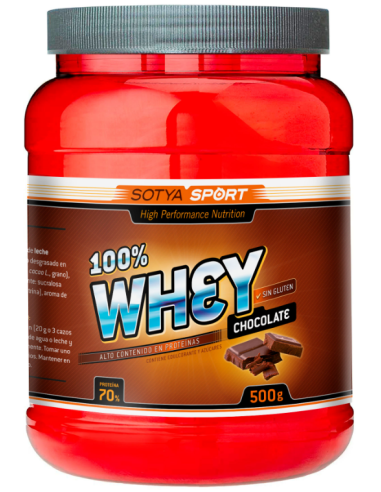 100% Whey Chocolate 500G Sotya – Proteína Pura y Deliciosa