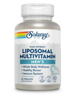 Men'S Liposomal Multivitaminas Solaray 60 Vegcaps Salud