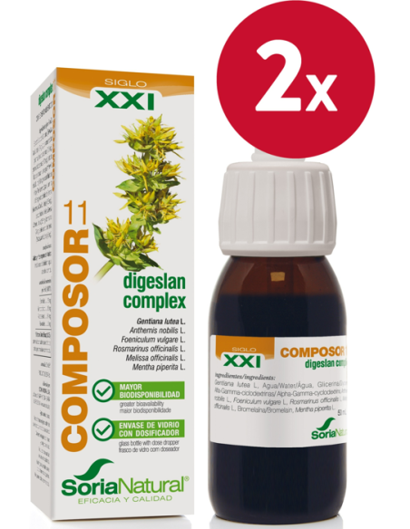 Pack de 2 ud Composor 11 Digeslan Complex Xxi 50Ml. d