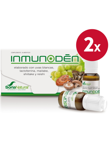 Pack 2 Inmunoden Senior 10 Viales Soria Natural - Refuerzo Vital