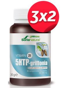 Pack 3X2 Griffonia+B3+B6 1000 mg - 30 Comprimidos Mgdose
