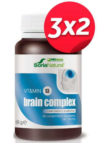 Brain Complex 1100 mg 3X2 Pack - 60 Tablets Mgdose
