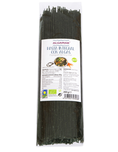 Pasta Integral con Algas  - Espagueti  de Algamar