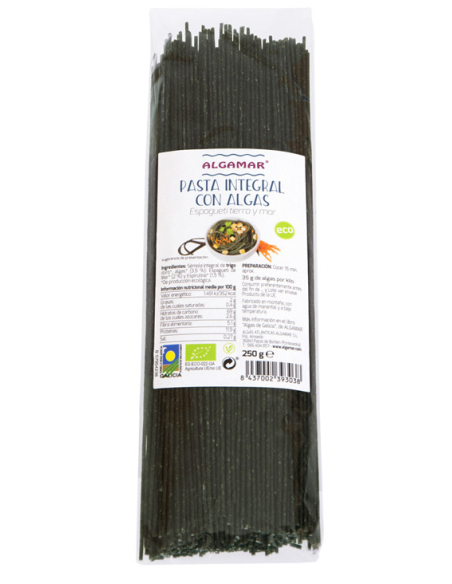 Pasta Integral con Algas  - Espagueti  de Algamar