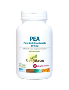 Pack 2 Pea Palmitoiletanolamida 600mg 60 cápsulas Sura Vitasan