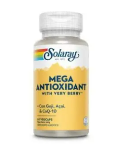 Mega Antiox Very Berry Solaray - 60 Cápsulas Vegetales