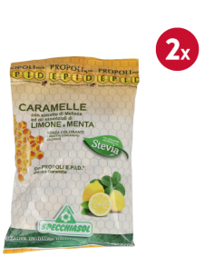 Pack 2 Caramelos Limón y Melisa Specchiasol 24 Piezas