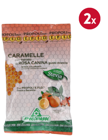 Pack 2 Caramelos Rosa Canina Specchiasol 24 Piezas Saludables