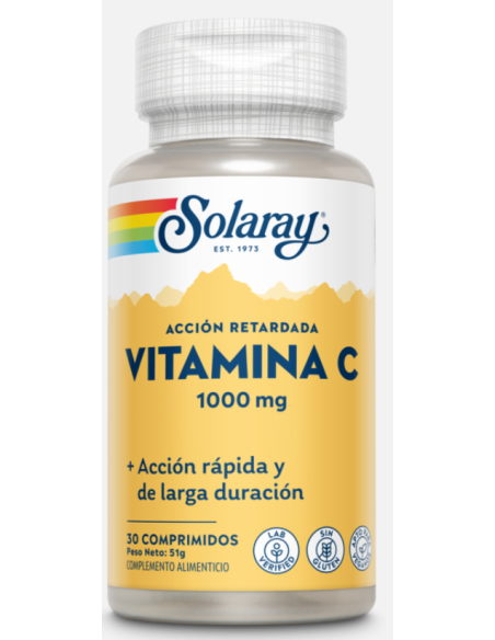 Vitamina C Liposomal 500 mg Solaray - 30 Cápsulas Veganas
