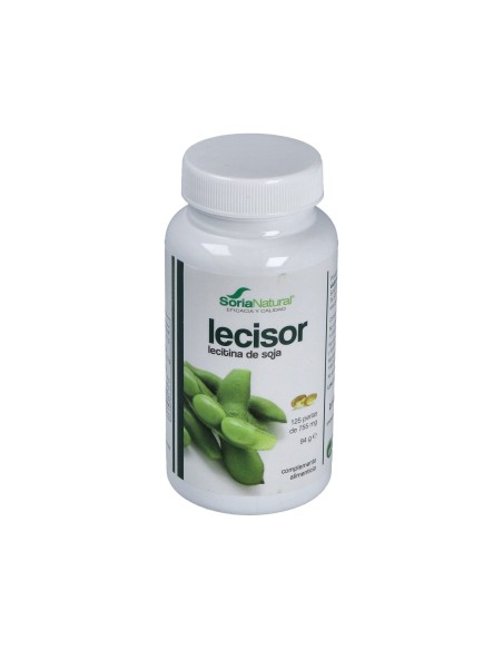 Aceite De Lecitina Soja Lecisor 125 Perlas de Soria Natural
