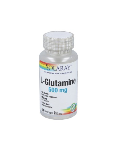 L-Glutamine 500Mg. 50Cap. de Solaray