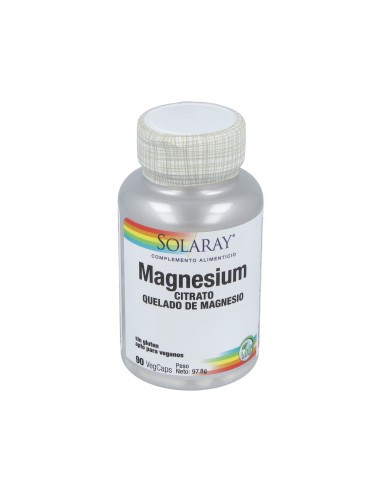 Magnesium Citrato 90Cap de Solaray