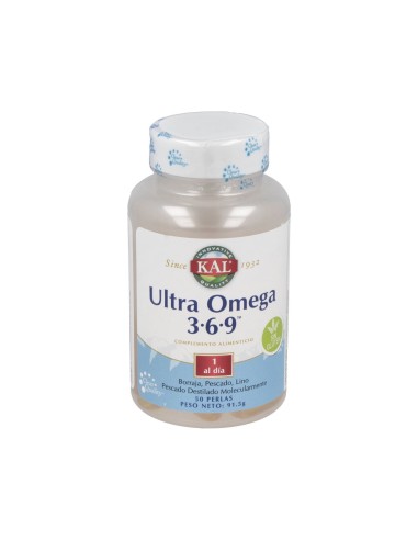 Ultra Omega 3 6 9 50Perlas de Solaray