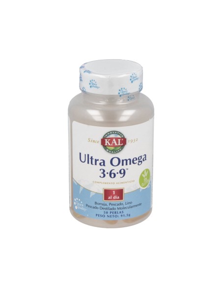 Ultra Omega 3 6 9 50Perlas de Solaray