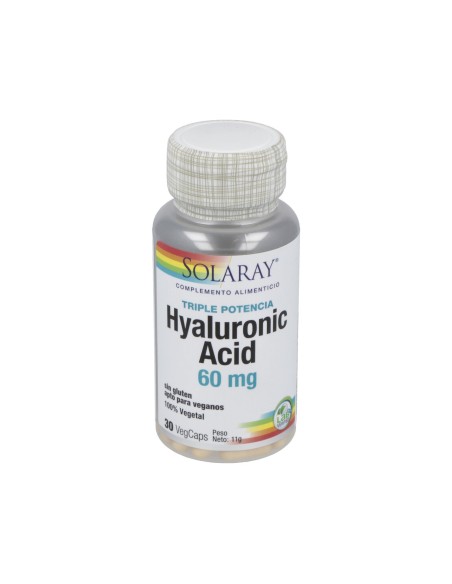 Hyaluronic Acid 60Mg. 30Cap. de Solaray