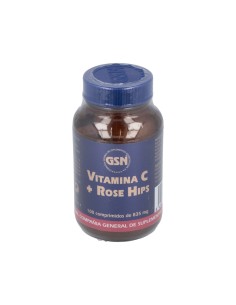 Vitamina C + Rose Hips 650Mg.Con Bioflav.Citr.100C de Gsn**