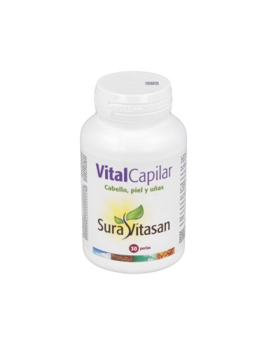 Vital Capilar Cabello,Piel Y Uñas 30Perlas de Sura Vitasan