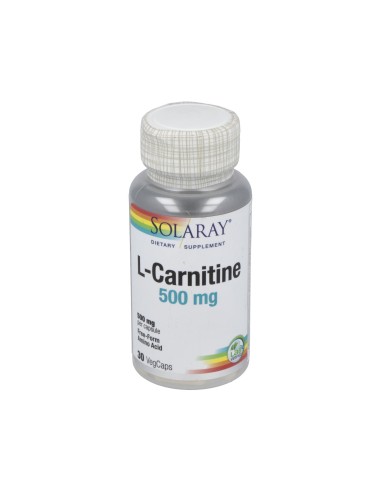 L-Carnitine 500Mg. 30Cap. de Solaray