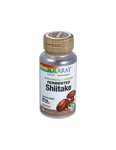 Shiitake 500Mg. 60Cap.Veg de Solaray
